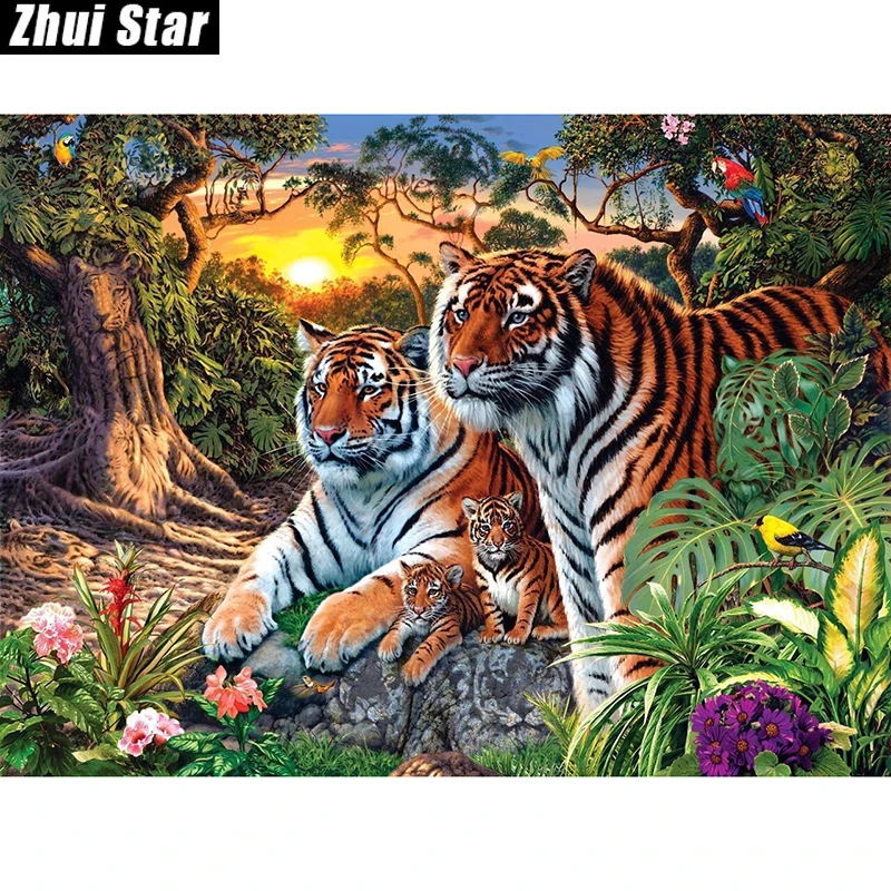 Полноразмерная Алмазная 5D картина сделай сам с квадратными стразами вышивка