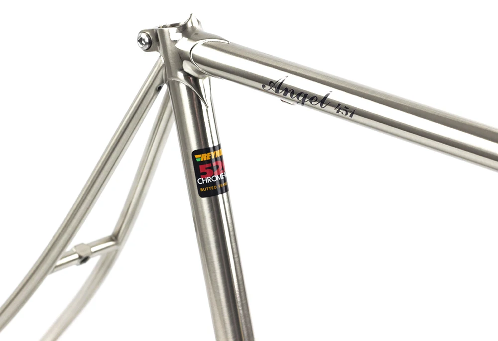 TSUNAMI Angle 520 Reynolds Minivelo велосипедная Рама с вилкой 2" Суппорт тормозной 451 CR-MO хромированная сталь мини Velo Frameset Lug Classic