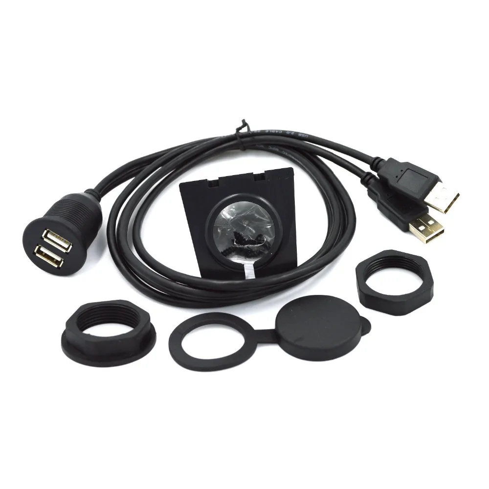 1 м длина приборной панели автомобиля грузовика Заподлицо Двойной USB папа к