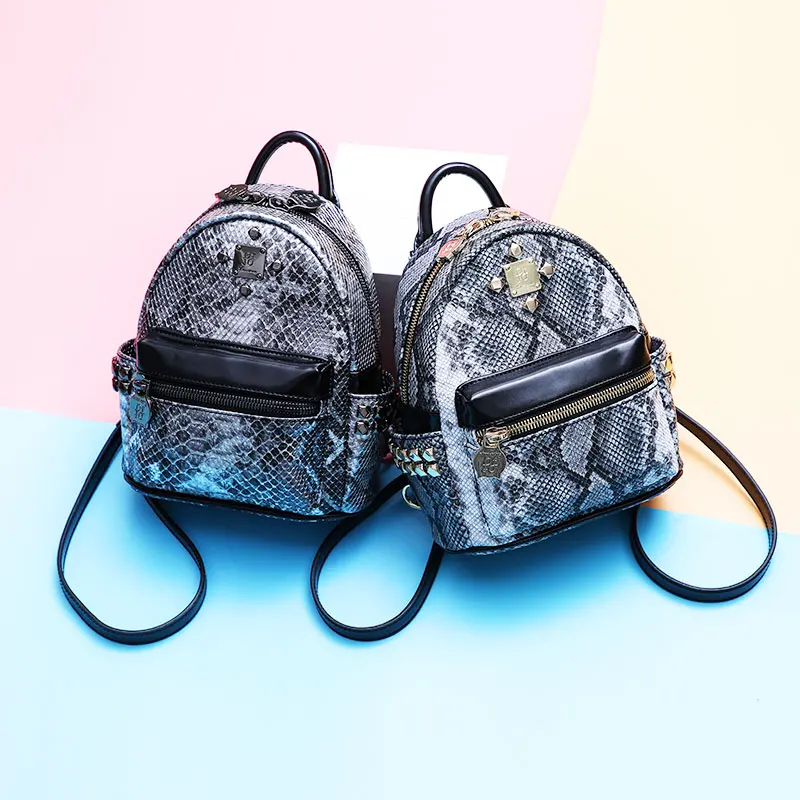 FULANPERS 2018 NEW Backpack female Fashion trend Snake pattern women's backpack high quality Mochila feminina Backpacks | Багаж и