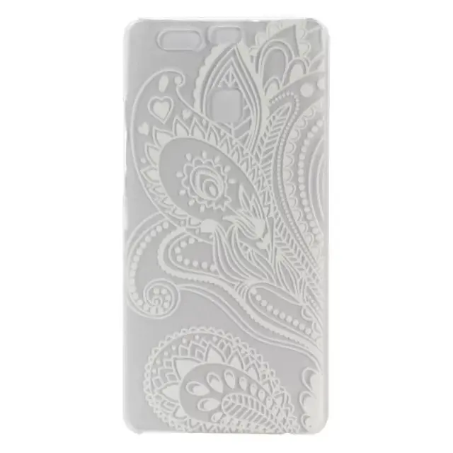 Зеленый Пикантные Пейсли Кружева Мандала Henna Цветочный Жесткий ПК телефон чехол для huawei Nova P8 Lite P9 P9 Lite p10Lite P10 плюс - Цвет: Зеленый