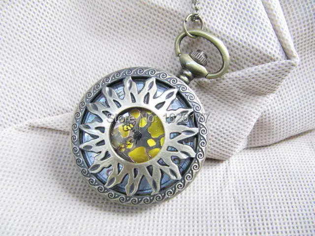 Wholesale ---vintage Quartz Pocket watch necklace Exclusive antique chic elegant watchs steampunk pocket Hollow | Наручные часы
