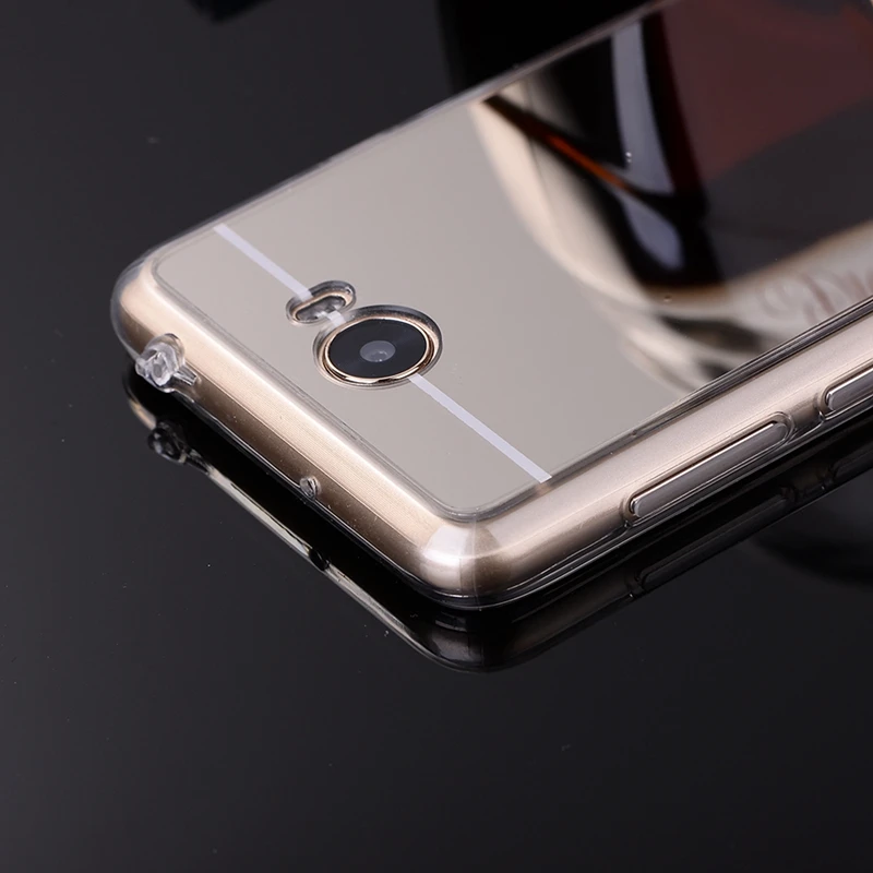 CRIAR HOUSE For Huawei Y3 Y5 Y6 II 2 Y3II Y5II Y6II Honor 5A LYO-L21 Mirror Plating Transparent TPU Soft Silicone Case Cover |