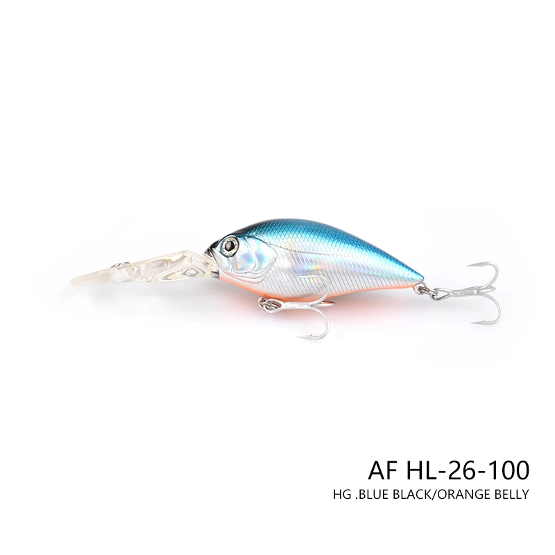ANYFISN CRANK 70SDR рыболовные приманки жесткие гольян Crankbaits Cranks приманки оседающая на дно Приманка 7 см 16 г воблеры с Крючки собственника - Цвет: AF HL-26-100