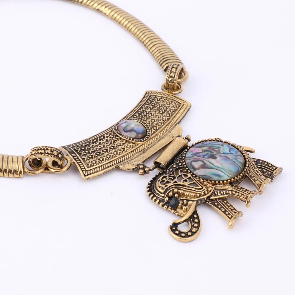 Винтажные Ювелирные наборы эффектные цветные полимерные колье с кулоном в форме