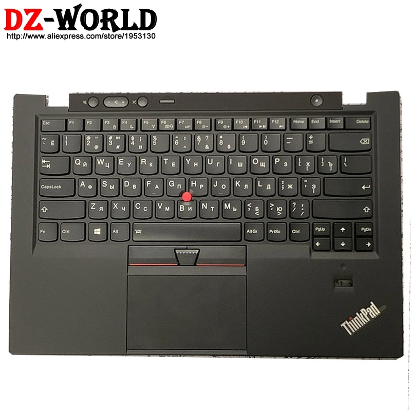 

New Palmrest Upper Case With RU Russian Backlit Keyboard Touchpad for Lenovo Thinkpad X1 Carbon 1st Teclado C Cover 00HT023