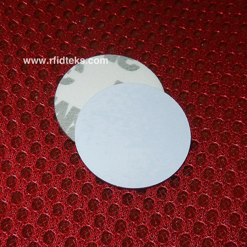 CT диаметр 25 мм RFID Монета тег жетон ПВХ NFC смарт-тег 13 56 МГц 1536 бит R/W ISO14443 с