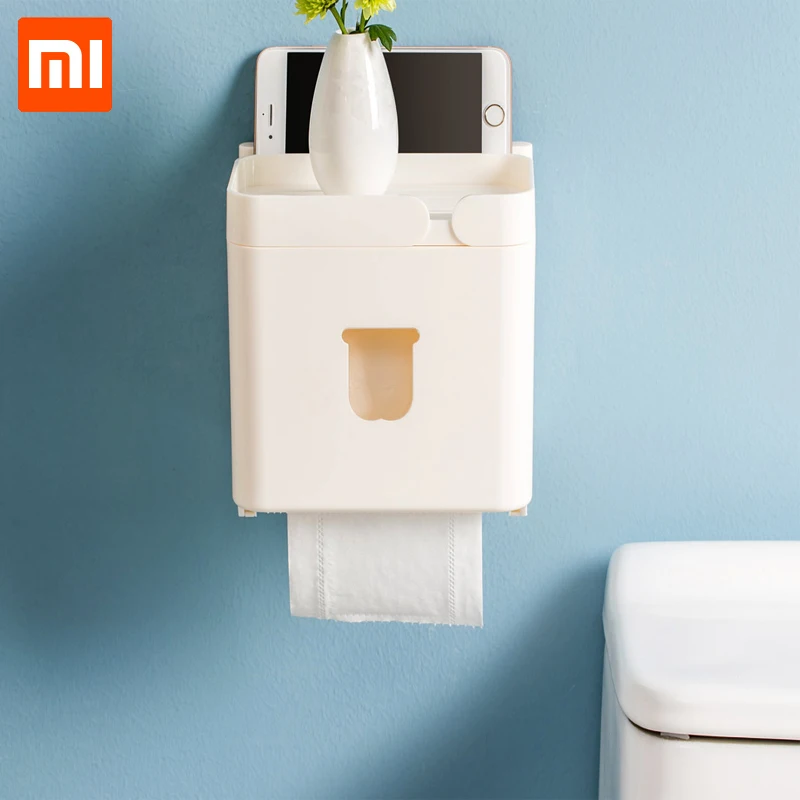 Xiaomi ванная комната коробка для салфеток держатель туалетной бумаги подставка