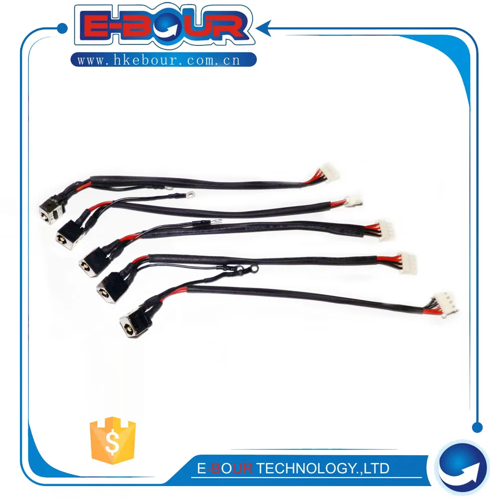 

10pcs/lot Notebook DC Jack with Cable for Toshiba T130 T135 DC Socket Connector