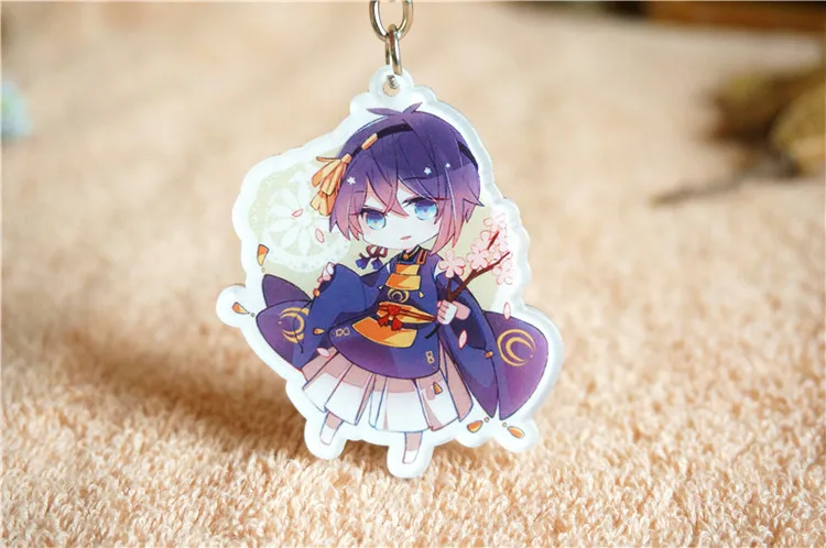 4 шт./компл. Touken Ranbu брелок онлайн аниме фигурки KATSUGEKI TOUKEN RANBU tsurвнешу Kcosplay