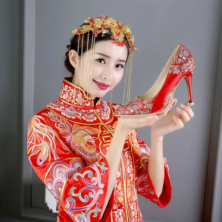 2017 Новое Прибытие Resto Высокое Качество Вышитые Дамы Элегантный Мелкой Slip-On Острым