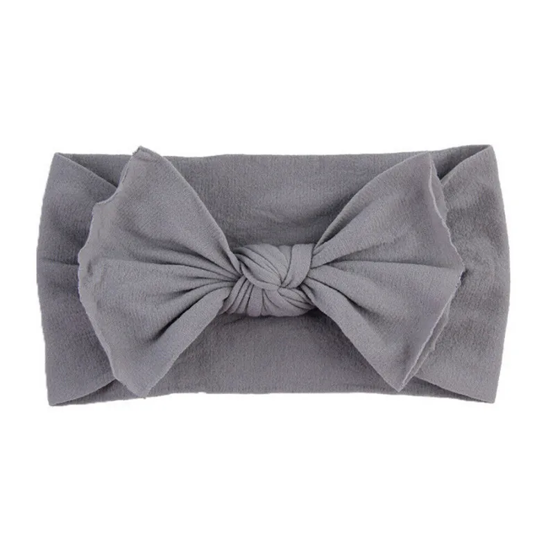 Newborn Toddler Girls Baby Big Bow Hairband Solid Headband Stretch Turban Knot Head Wrap Accessories Cute Fashion 6 Colors | Детская