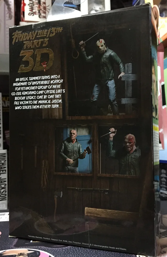 Новый 3D крышка Джейсона из фильма ужасов пятница 13th часть 3 Ultimate NECA 7 дюймов