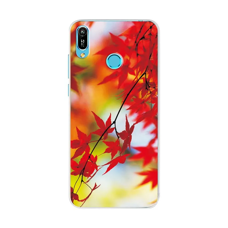 YOUVEI Новинка чехол для телефона Huawei Y6 2019 6 09 ''новейший мягкий ТПУ с принтом Honor