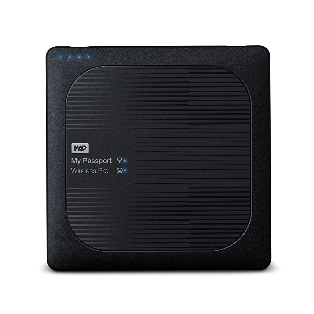 Western Digital Pro Portable External Hard Drive WD 2TB 3TB 4TB My Passport Wireless- WiFi USB 3.0- battery (up to 10 hours)
