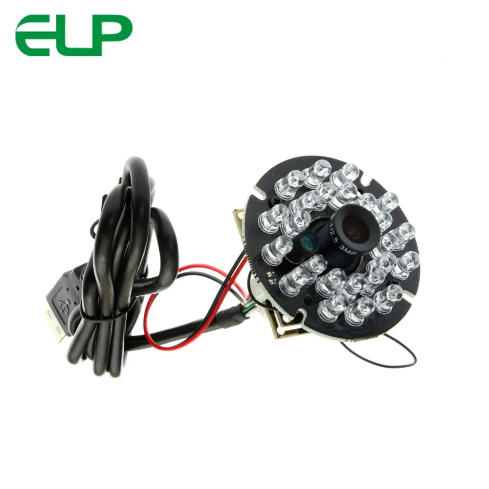 ELP низкая illunimation 1.3mp ИК ночного видения USB камера с Aptina AR0130 датчик для системы