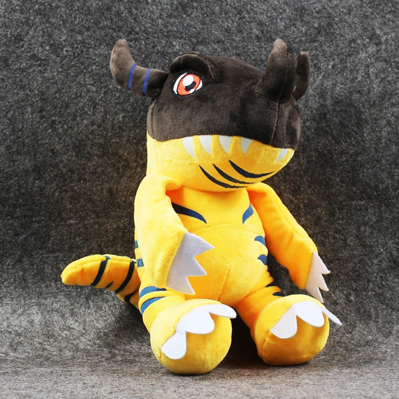 Новинка 33 см плюшевая игрушка Digimon grey mon супер мягкая кавайная детская подарок на