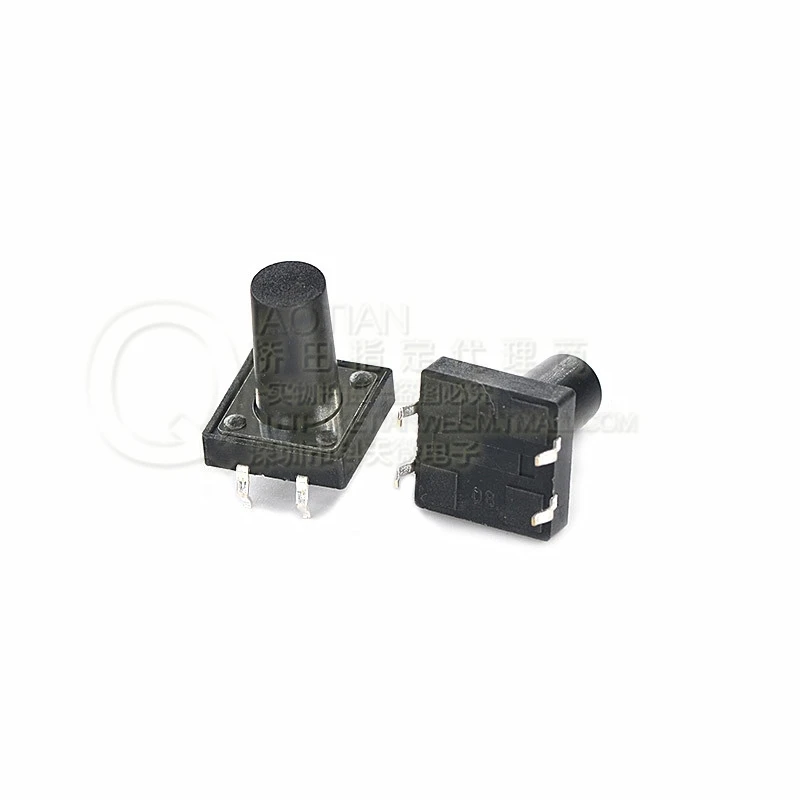 12*12*15MM Tact Switch Vertical 4 Pin Imported Shrink Micro (50PCS) | Обустройство дома