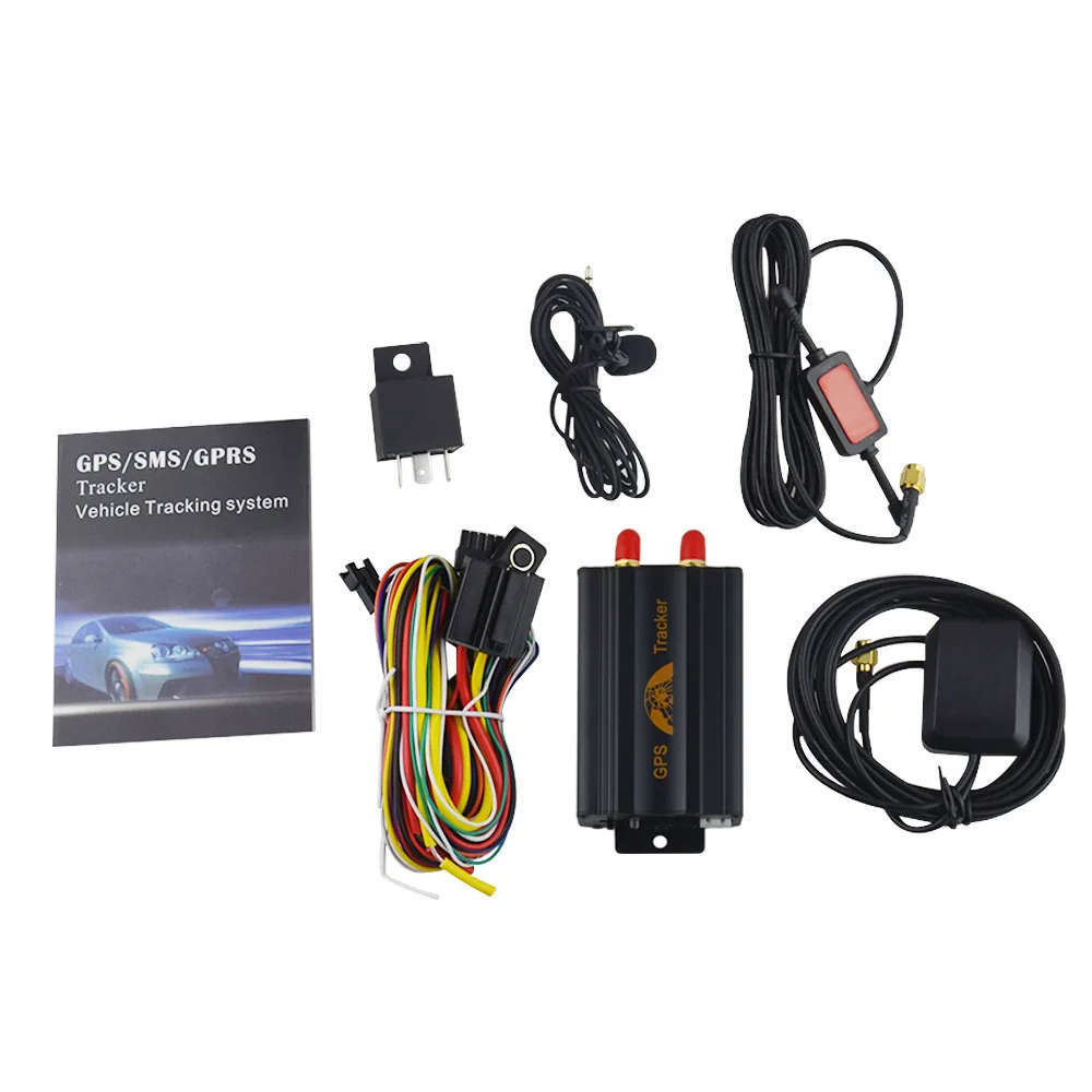 GPS SMS GPRS трекер TK103A 103A для транспортных средств ACC рабочая сигнализация без