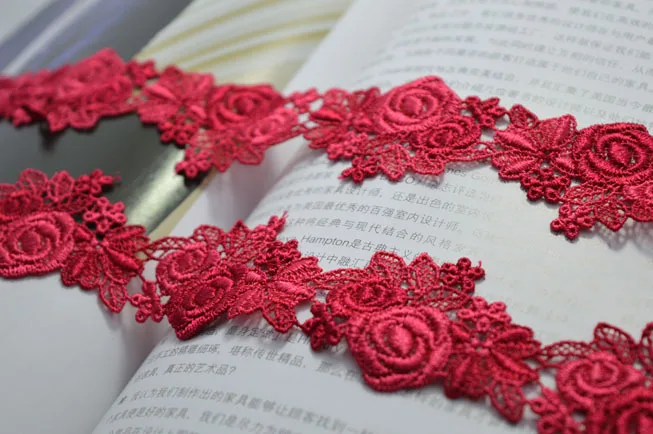 Кружевная лента somelace Водорастворимая с кружевной отделкой в комплекте 4 см|lace
