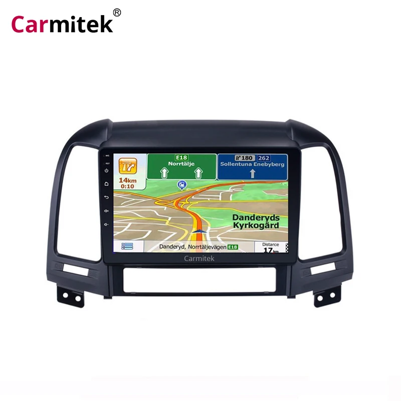 Автомобильный мультимедийный плеер Android стерео аудио GPS 2Din для Hyundai Santa Fe 2006 2007 2008