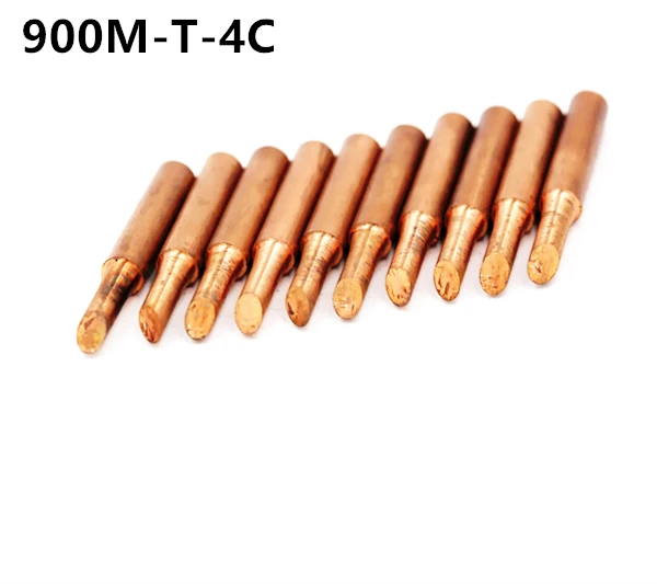

Диамагнитный медный наконечник паяльника SZBFT 10X 900M-T-4C, бессвинцовый наконечник для паяльника 933.376.907.913.951.98d, 852D + паяльная станция