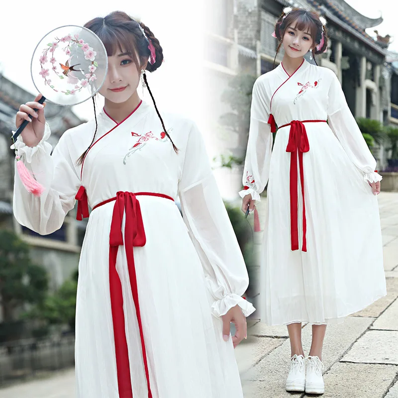 

Ancient Chinese Costume Women's Hanfu Dresses Chinese Style Retro Ancient Chinese Princess Costume Performance Clothing
