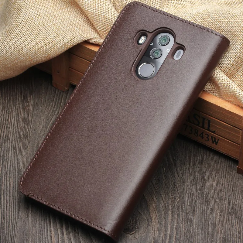 Чехол из натуральной кожи для Huawei Mate 10 Pro чехол воловья кожа флип Бумажник чехол для Huawei Mate 10 Porsche дизайн чехол