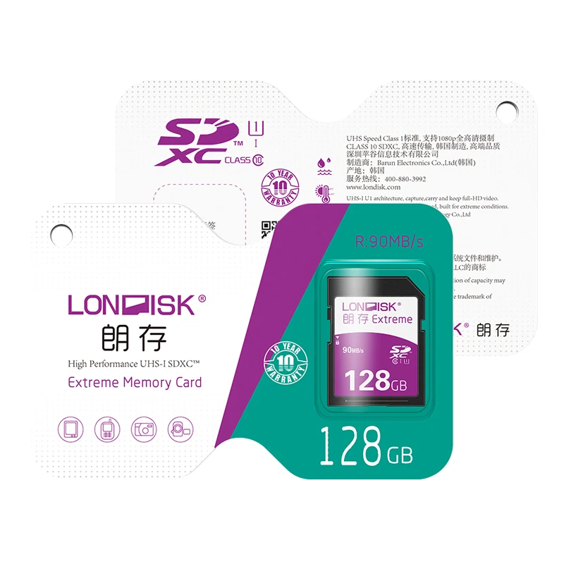 Londisk Новое Прибытие SD Card 32 ГБ Class10 8 ГБ/16 ГБ/64 ГБ/128 UHS-1 Карт флэш-Памяти Высокая