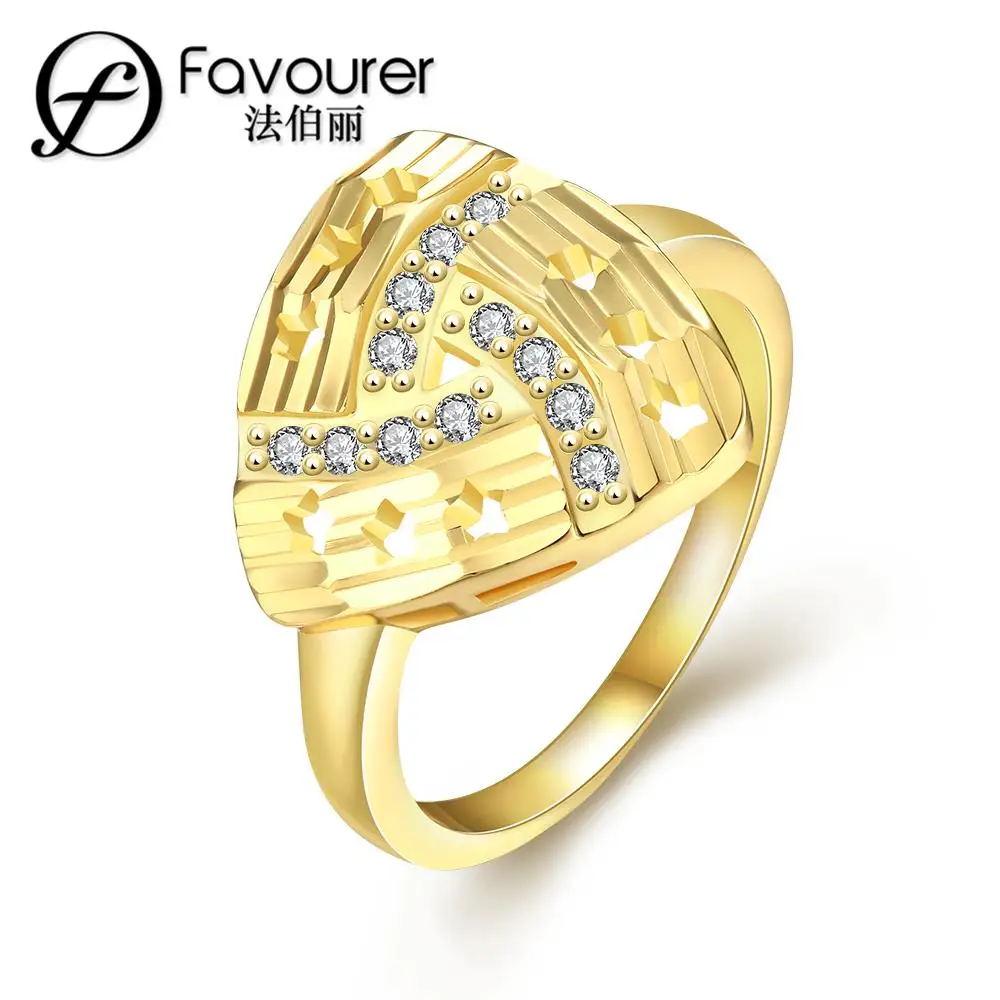 Новое поступление 2015 яркие кольца для женщин украшения свадьбы|rose gold plated ring|gold