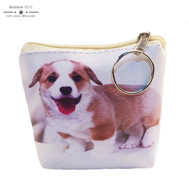 2017 прекрасная собака Кошельки бумажник для детей мини-сумка маленький кошелек