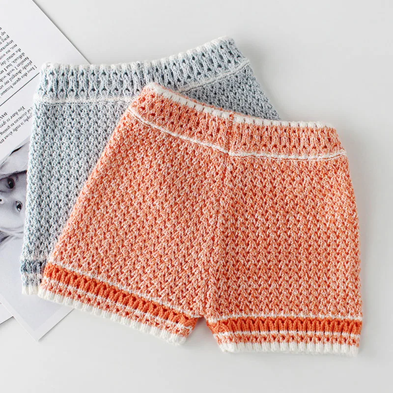 

Baby Girls Knitted Clothing Sets Boys Clothes Baby Girl Clothes Baby Boy Clothes Sweaters+Shorts Fashion Handcraft Knit Sets