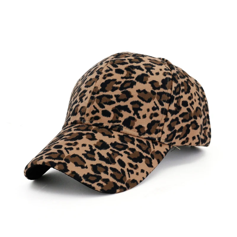 QIUBOSS унисекс на лето и весну открытый стильный Leopard бейсбольная кепка с принтом шляпа для мужчин Женская Кепка Snapback Gorras Sunhat