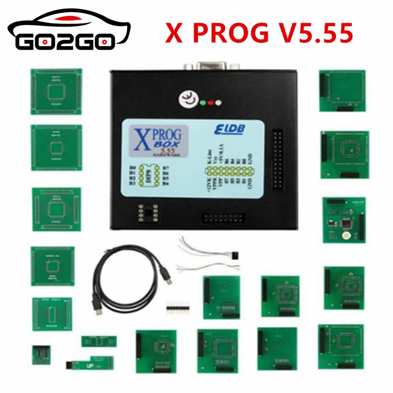 Автомобильный чип тюнинговый программатор Xprogm Xprog 5 55 Xprog5.55 X Prog M Box V5.55 лучше чем