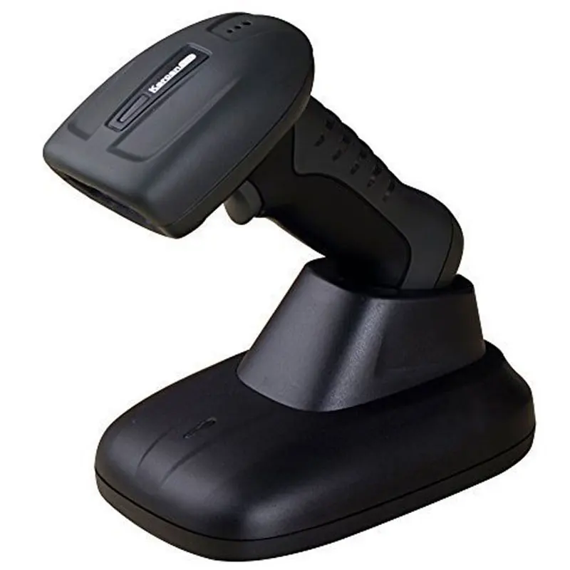 Беспроводной ручной сканер штрихкодов Kercan черный 32 битный декодер оптический