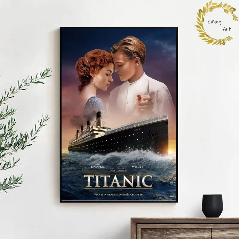 Titanic poster Movie Art Silk Poster Pictures for Living Room No Frame | Painting &amp Calligraphy