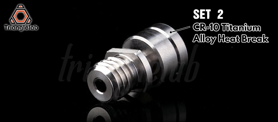 Trianglelab CR10 радиатор все металлические Hotend upgrade Kit для CR-10 Ender3 принтеры micro swiss CR10 hotend Титан тепловой выключатель