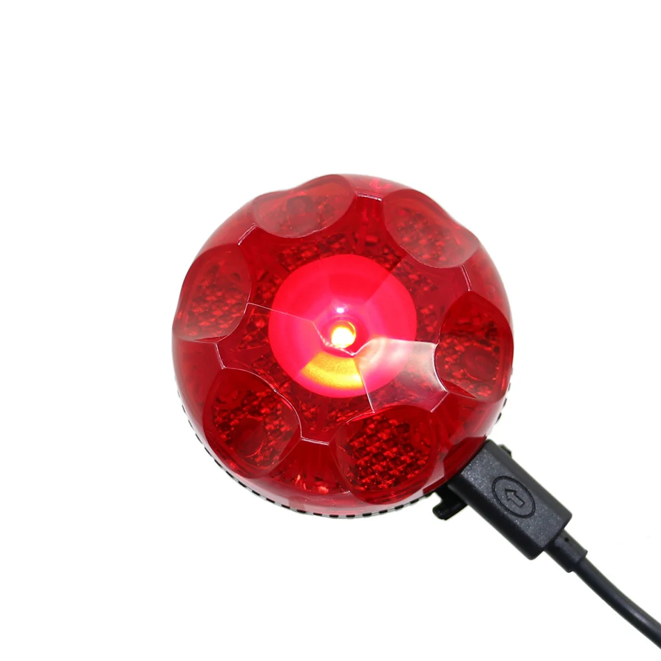 Велосипедный Тормоз Свет 7 режимов USB Перезаряжаемый Safelight торможение свет с g
