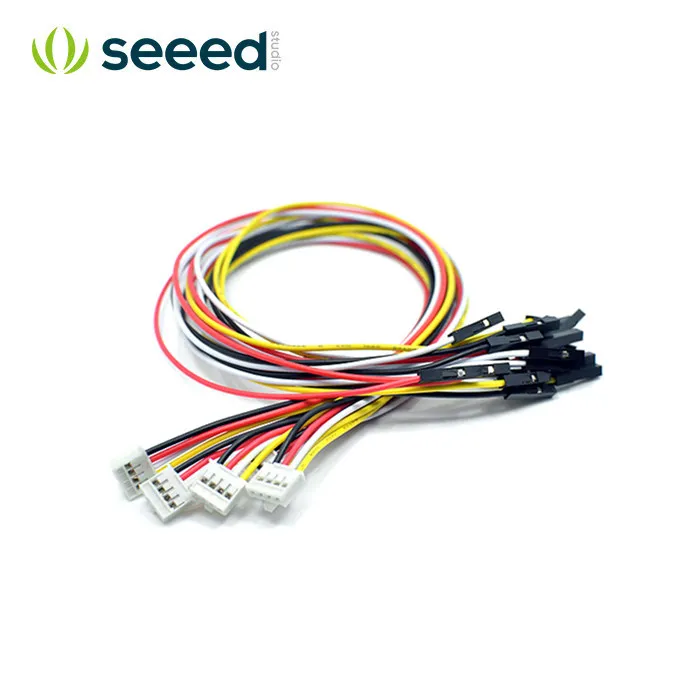 Seeedstudio поворотный 4 контактный кабель DuPont 20 см 5 устанавливаемых намоток|cable
