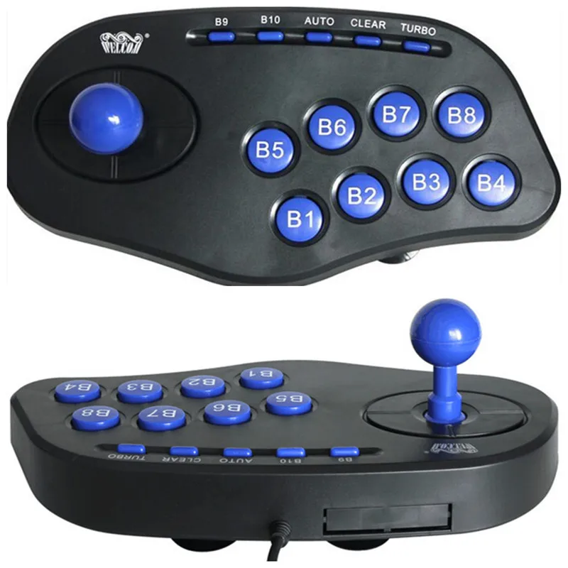 Компьютер ПК USB аркадный джойстик геймпад игровой контроллер джойпад подключи и