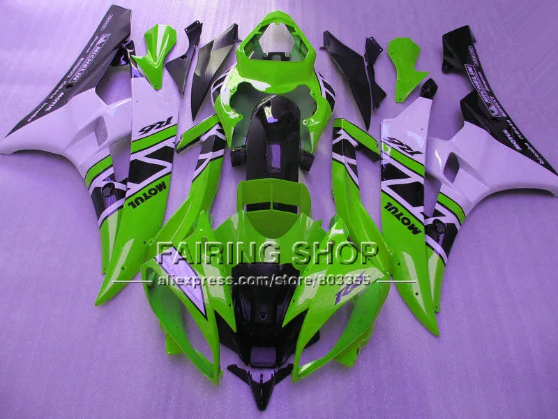Комплекты обтекателей F4GV MOTUL для YAMAHA YZFR6 2006 2007 комплект оранжево белых YZF1000 YZF R6 06 07