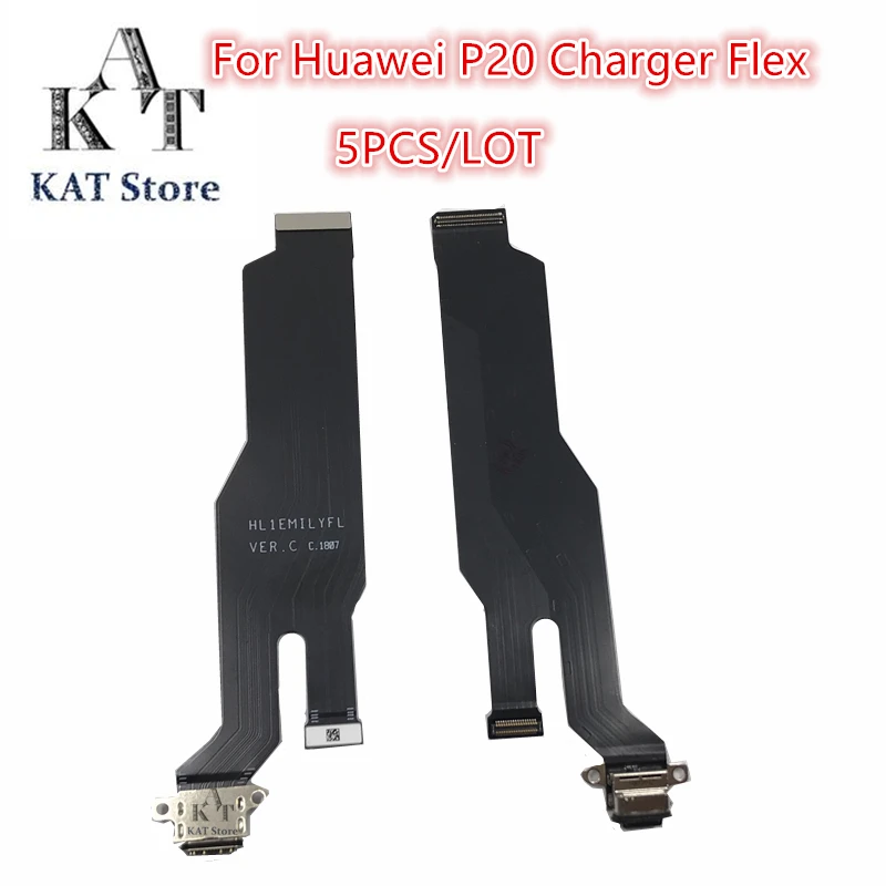 

5 шт. гибкий зарядный порт для Huawei P20 USB зарядное устройство порт док-разъем гибкий кабель запасные части