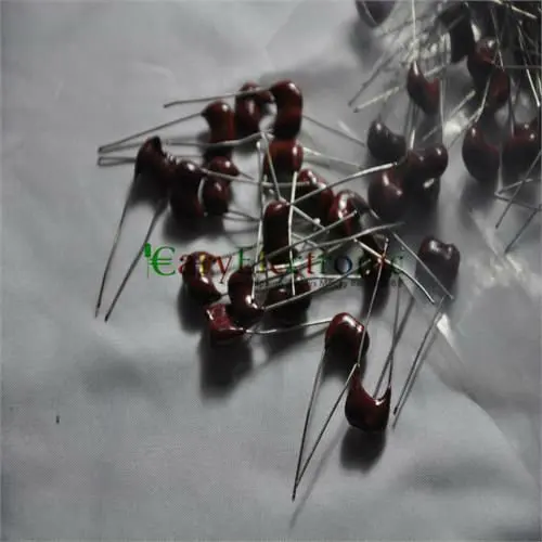 Оптовая продажа 100 шт. новые серебряные Слюдяные Конденсаторы с длинным свинцом