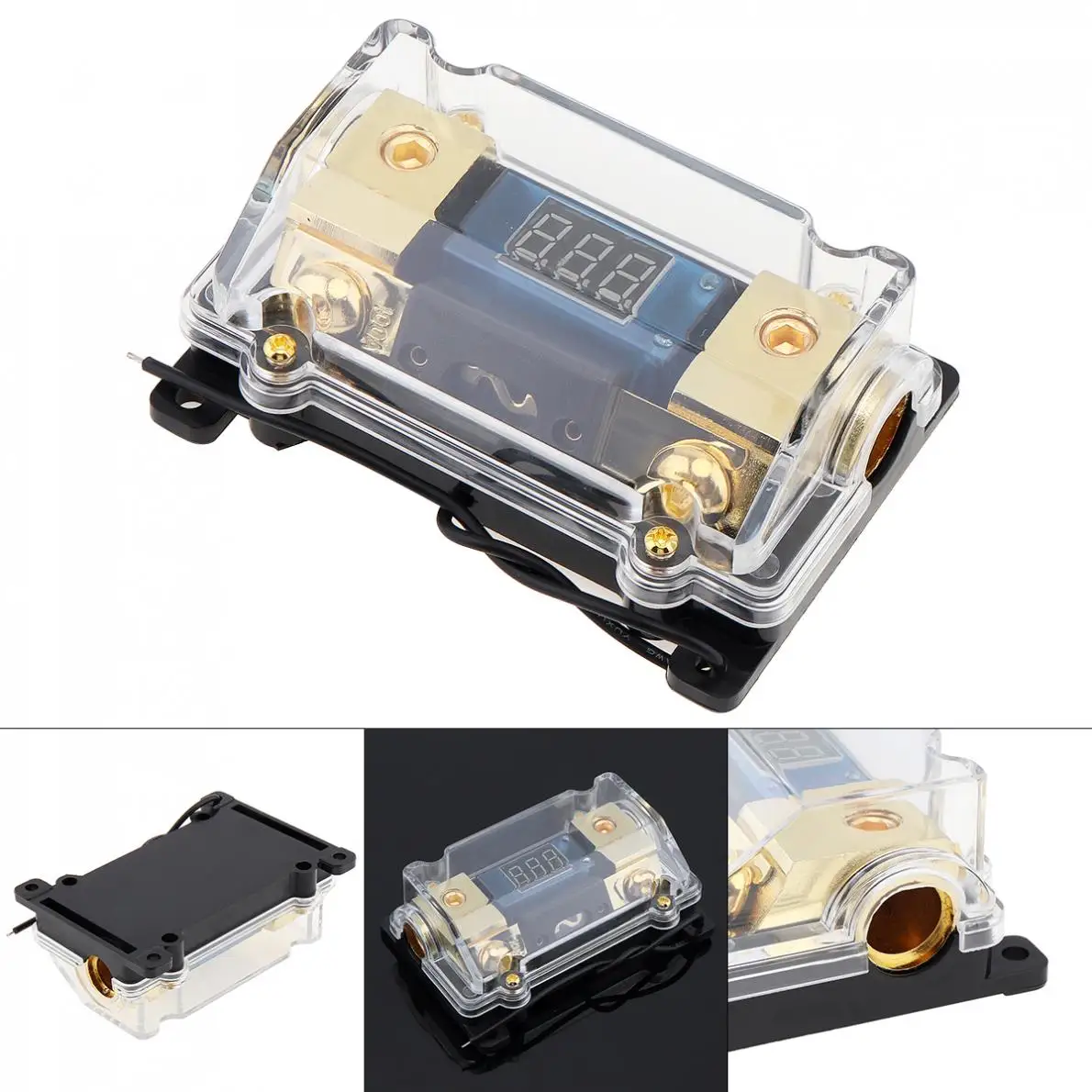 12V 100A прочный автомобильный стерео аудио держатель предохранителя с дисплеем