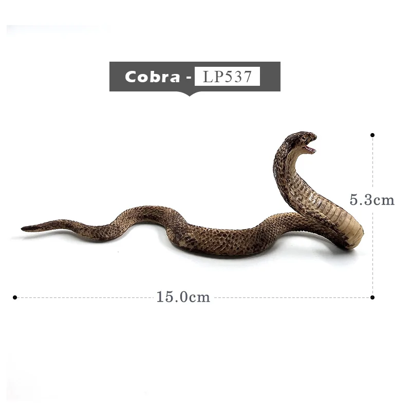 Cobra Новая змеиная Кобра питон зеленая фигурка Анаконда модель животного домашний декор миниатюрное украшение для сада в виде Феи аксессуары - Цвет: Cobra