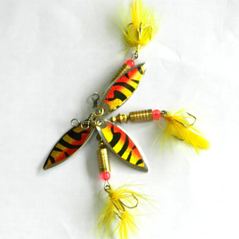 Пернатый металлической ложкой Spinner Рыбалка искусственные приманки джиг блесну