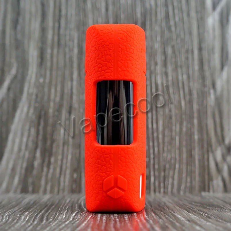 red 2 шт чехол с текстурой для Vaporesso Armour Pro 100W Kit Vape Box mod shield Silicone Skin Warp Gel нескользящий - Цвет: red