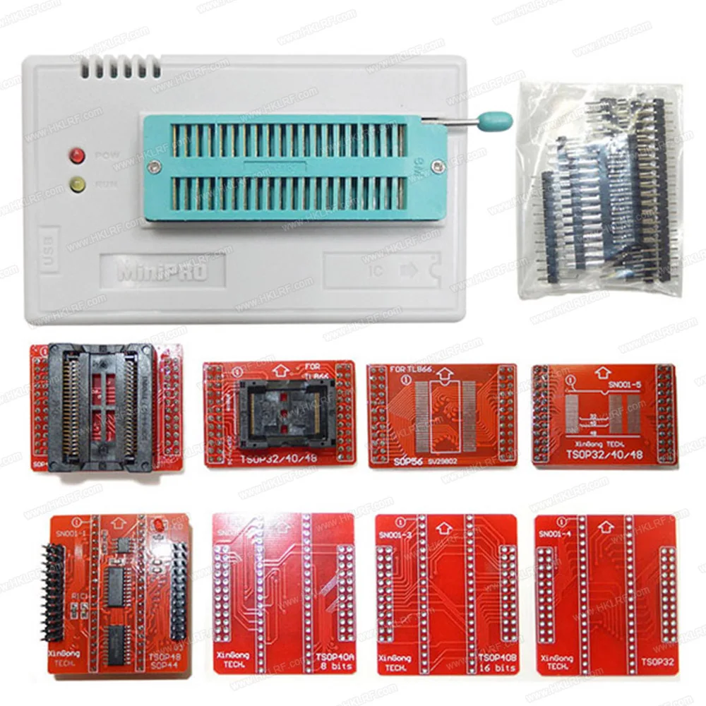 TL866II плюс универсальный Minipro программист+ 24 предмета с тестовым зажимом TL866 PIC биос высокоскоростной программист