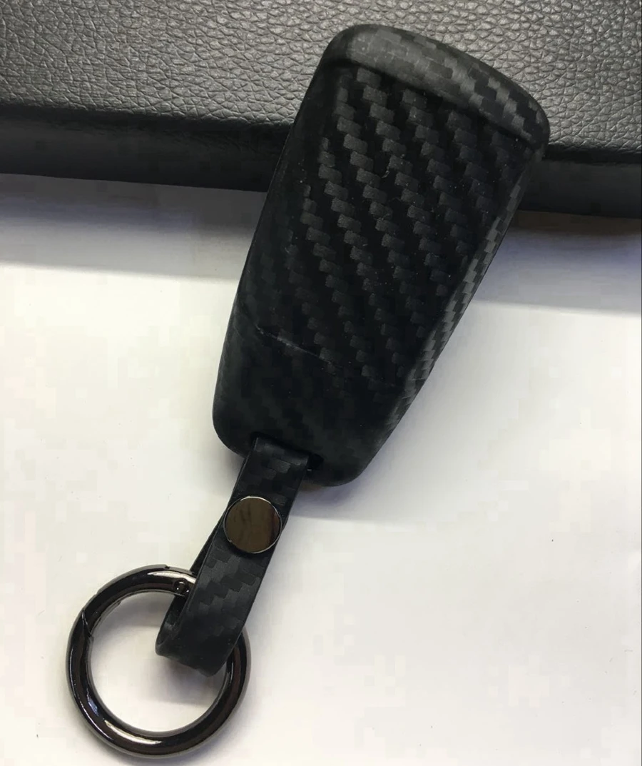 Новый дизайн автомобильный чехол для ключа из углеродного волокна держатель Audi TT