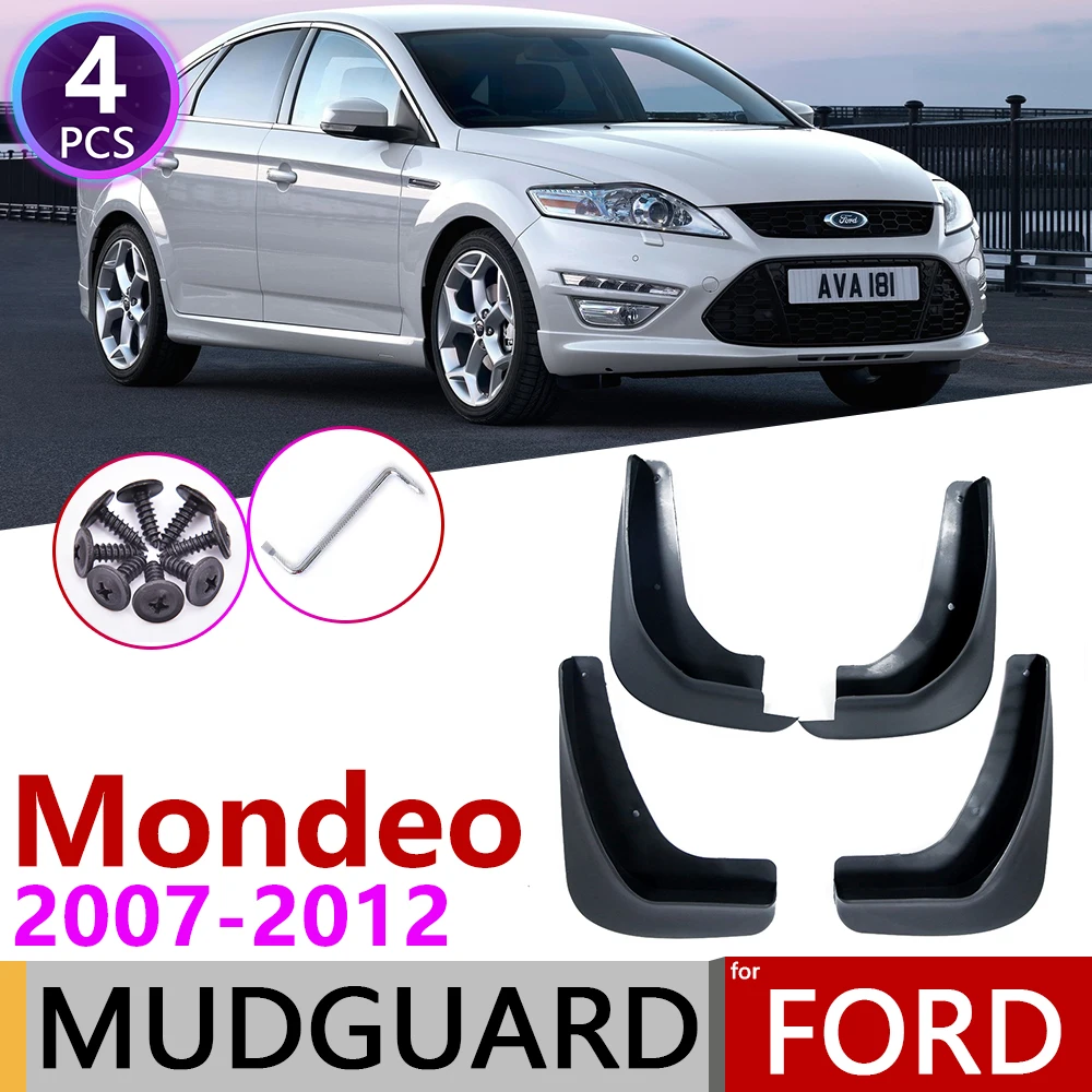 Для Ford Mondeo MK4 2007 ~ 2012 Брызговики для автомобиля аксессуары 2008 2009 2010 2011|Грязезащита|
